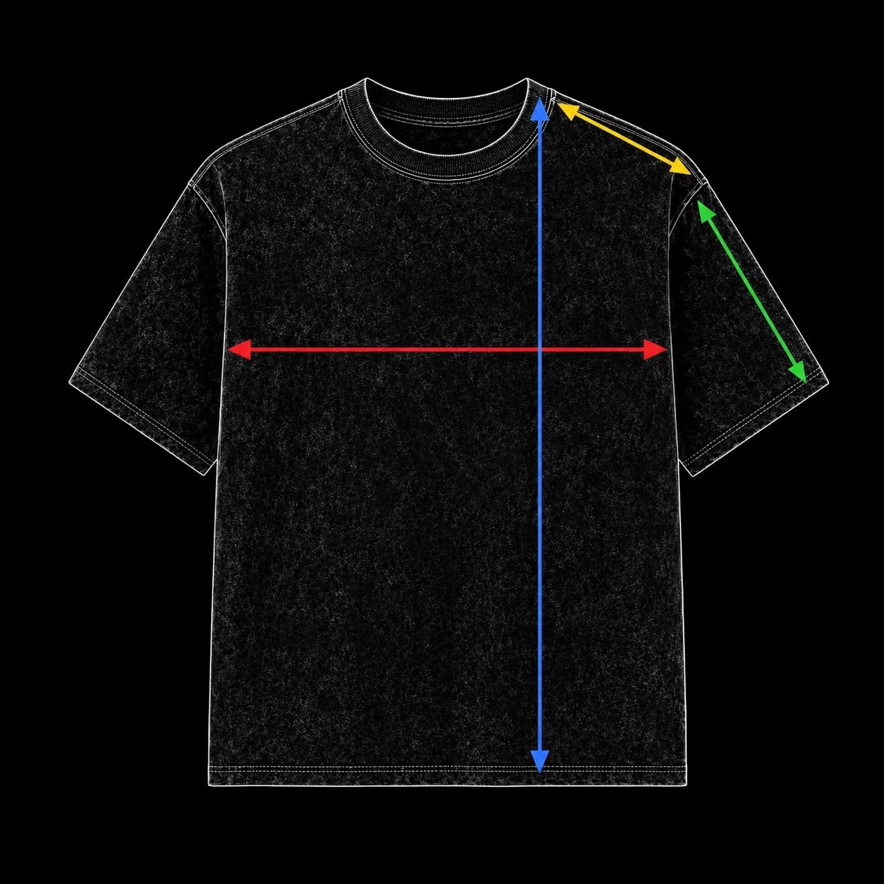 Guía de medidas — camiseta hombre